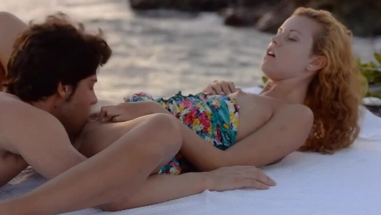 Beautiful Young Carmen's Cumshot in Paradise