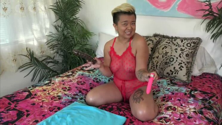 Lulu Sparkle's Solo Play with Sex Toys