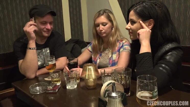 Czech Couple Big Boobs Swinging