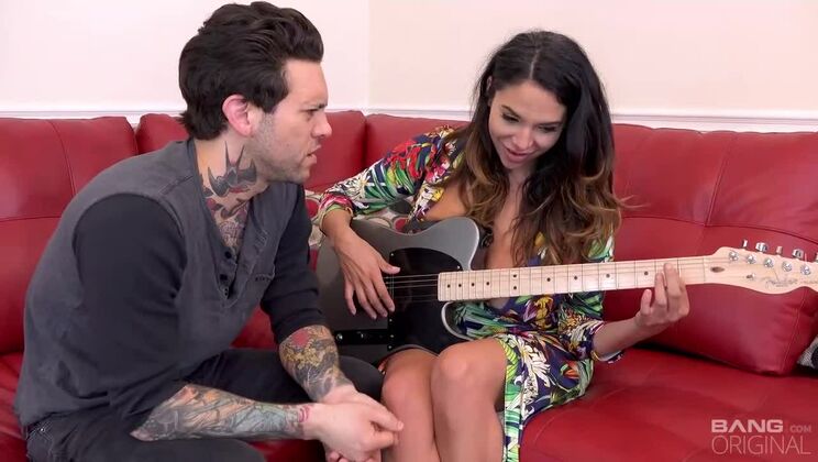 Missy Martinez and Guitar Instructor Have a Facial