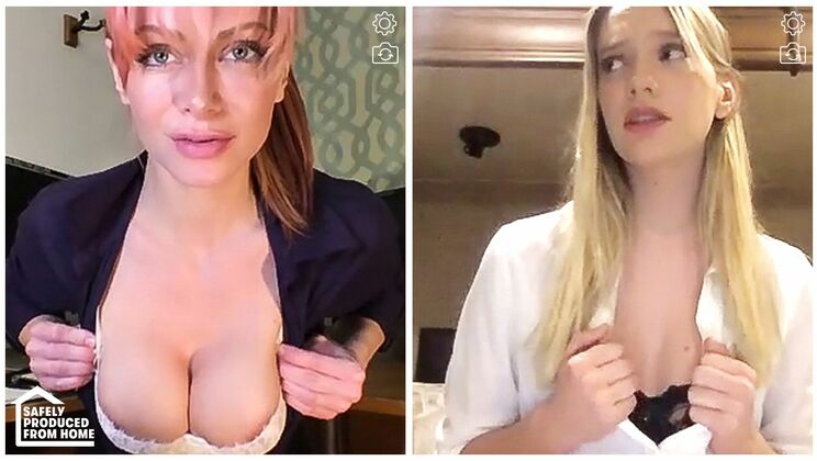 Lesbian Lingerie Remote Play