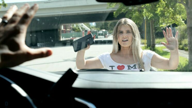 Brooke's Shaved Pussy Close-up