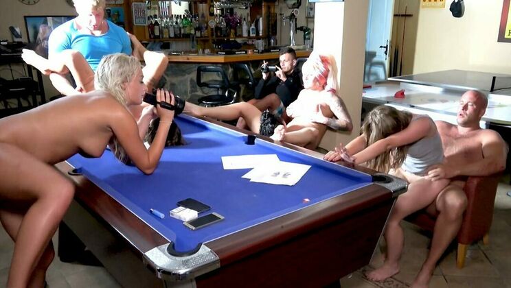 Pool Room Sex Party