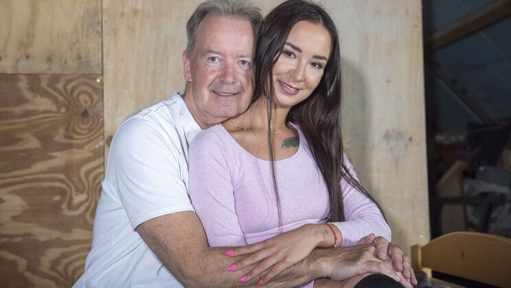 Old Man Fucks Young Brunette Hard
