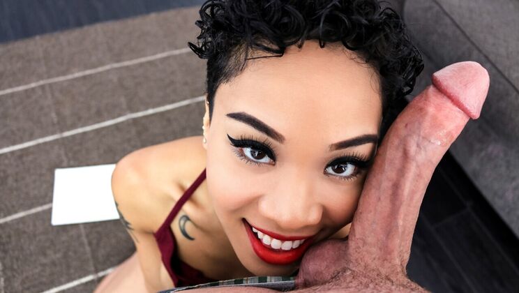 Shaved Asian Pussy Gets Fucked by Bad Boyfriend