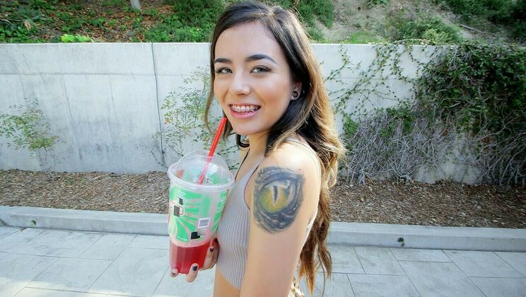 Teen Latina Caught Banging