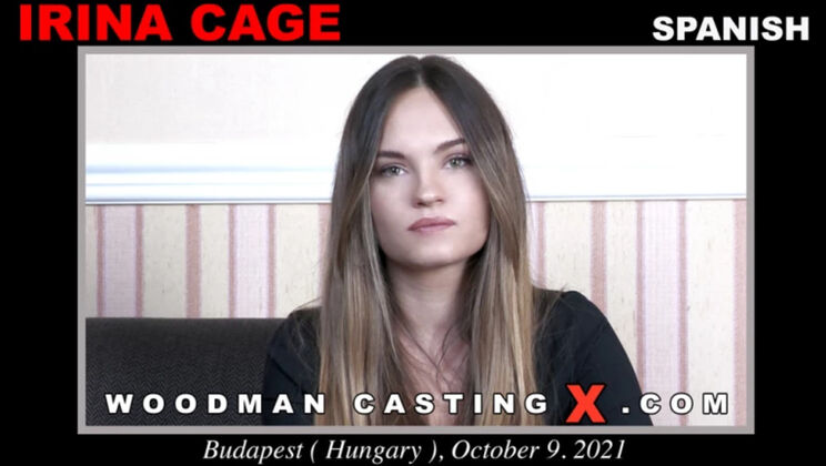 Anal Casting with Shaved Irina Cage