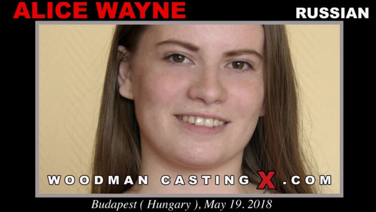 Sexy Shaved Alice Wayne in Casting Audition