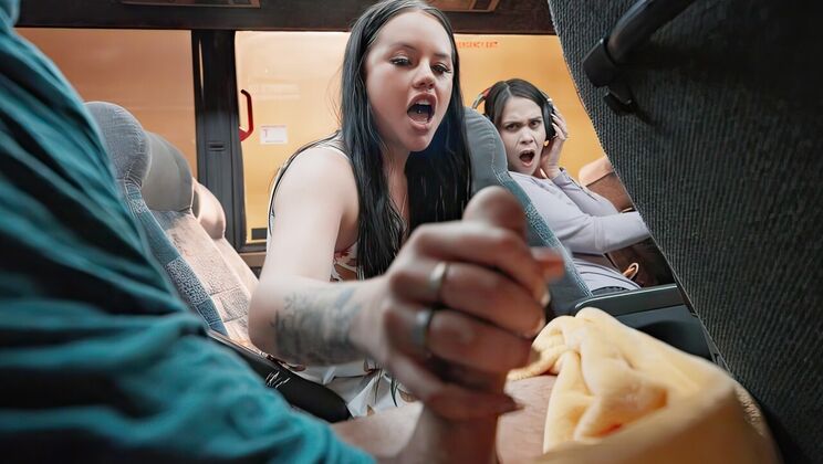 Kai and Madalina's Bus Ride Sex
