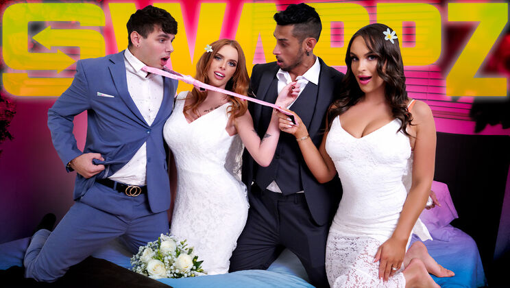Stepmom Fucks Bride Before She Says I Do - Taboo Sex