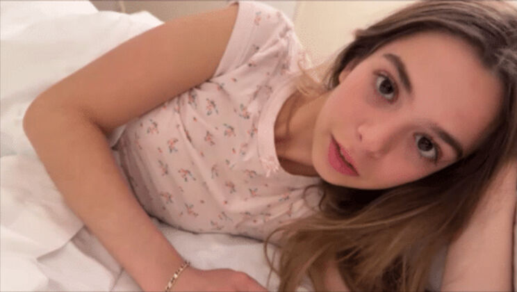 Blonde Stepsister Molly Little in Wild POV Blowjob Scene