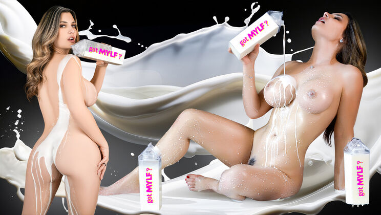 Krystal Sparks Gets a Double Load of Milk and Cum