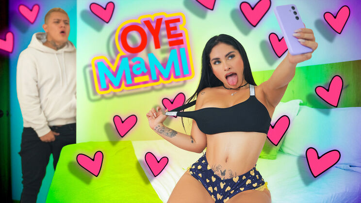 Taboo Latina MILF Teases in Panties Before Facial