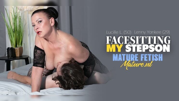 Mature Fetish Babe Lucille L. Lets Stepson Eat Her Wet Pussy And Ass
